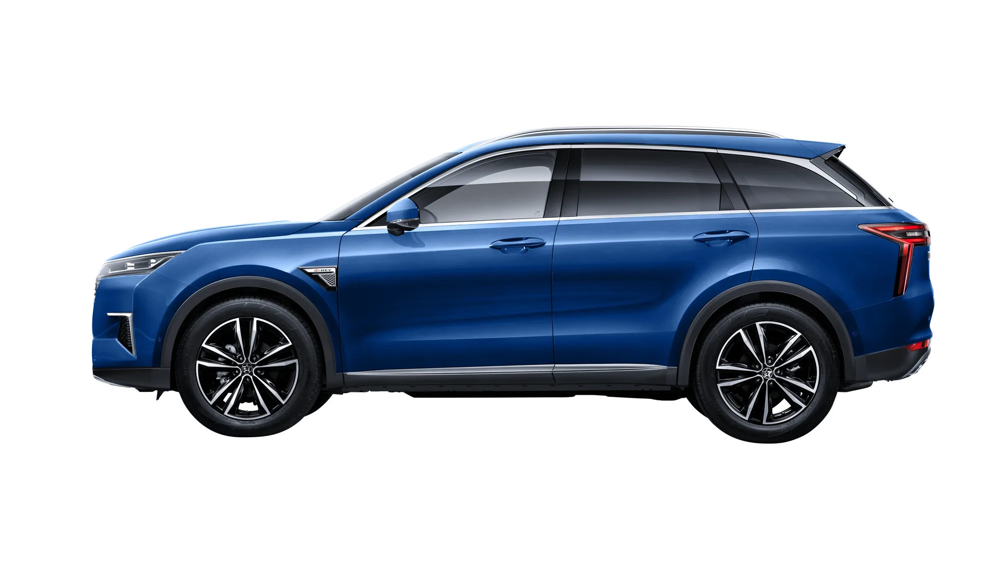 Venucia Star in Aurora Blue, side profile